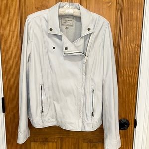 LUCKY BRAND 100% LAMB LEATHER JACKET SIZE LARGE